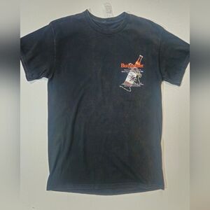 NWT Budweiser Beer Shirt Mens Medium Black Distressed Cowboy Graphic‎ Tee